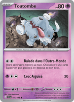 Toutombe 105/258 Pokémon Écarlate et Violet (EV01)