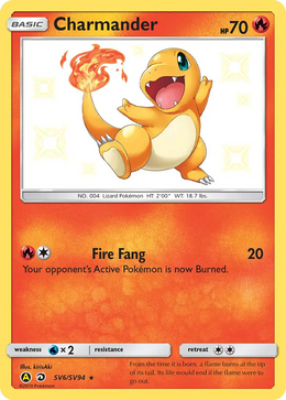 Salamèche SV6/94 — Pokémon Destinées Occultes Coffre Étincelant (SMA)