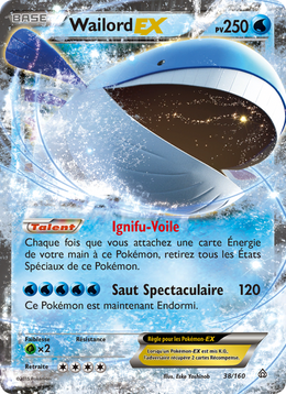 Wailord EX 38/164 — Pokémon Primo-Choc (PRC)