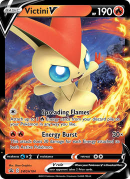 Victini V SWSH104/PROMO — Pokémon Promo Épée et Bouclier (SWSHP)