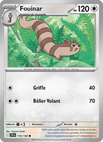 Fouinar 119/190 Pokémon Aventures Ensemble (EV09)