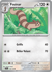 Fouinar 119/190 Pokémon Aventures Ensemble (EV09)