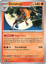 Simiabraz 033/226 Pokémon Mascarade Crépusculaire (EV06)