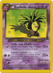 Noadkoko obscur 33/113 Pokémon Neo Destiny (N4)