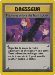 Mauvaises actions des Team Rocket 103/113 Pokémon Neo Destiny (N4)