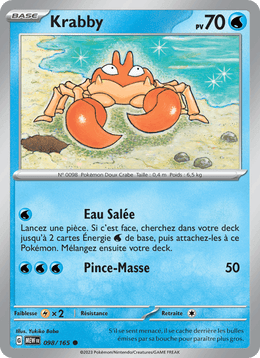 Krabby 098/207 Pokémon 151 (MEW)