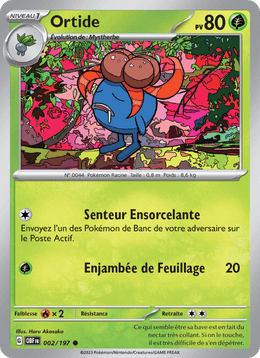Ortide 002/230 Pokémon Flammes Obsidiennes (EV03)