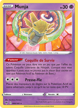 Munja 66/203 Pokémon Voltage Éclatant