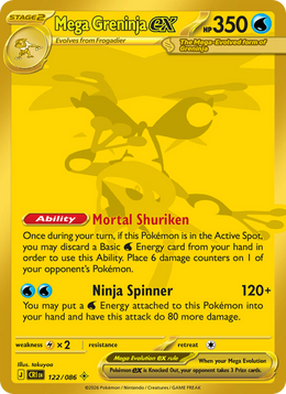 Méga-Amphinobi-ex 122/86 — Pokémon Chaos Ascendant (ME04)