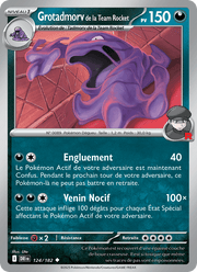 Grotadmorv de la Team Rocket 124/244 Pokémon Rivalités Destinées (EV10)