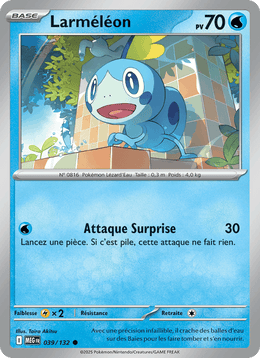 Larméléon 039/188 Pokémon Méga-Évolution (ME01)