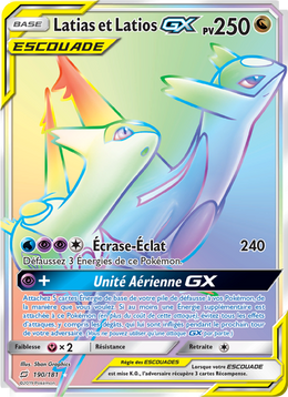 Latias et Latios GX 190/196 — Pokémon Duo de Choc (TEU)
