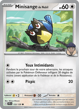 Minisange de Nabil 133/190 Pokémon Aventures Ensemble (EV09)