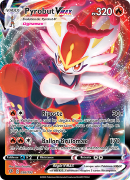 Pyrobut VMAX 36/209 Pokémon Clash des Rebelles