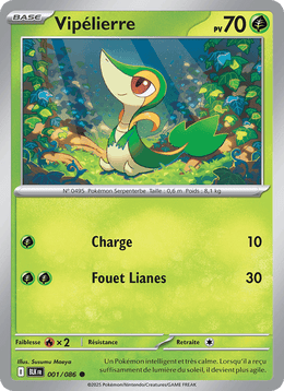 Vipélierre 001/172 Pokémon Foudre Noire (BLK)