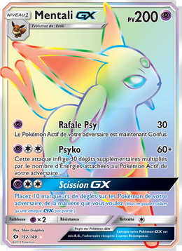 Mentali GX 152/163 — Pokémon Soleil et Lune (SUM)