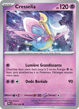 Cresselia 039/130 Pokémon Flammes Fantasmagoriques (ME02)