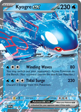 Kyogre-ex 178/PROMO — Pokémon Promo Écarlate et Violet (SVP)