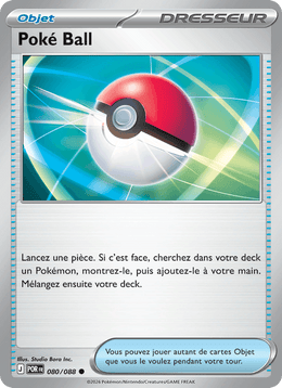 Poké Ball 080/124 Pokémon Équilibre Parfait (ME03)