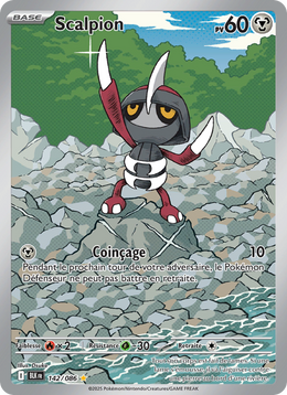 Scalpion 142/86 — Pokémon Foudre Noire (BLK)