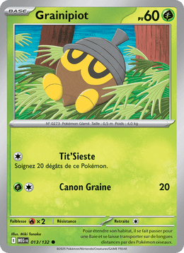 Grainipiot 013/188 Pokémon Méga-Évolution (ME01)