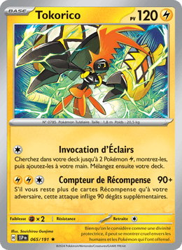Tokorico 065/252 Pokémon Étincelles Déferlantes (EV08)