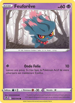 Feuforêve 063/215 Pokémon Tempête Argentée (SIT)
