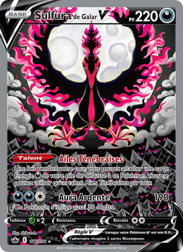 Sulfura de Galar V 177/233 — Pokémon Règne de Glace (CRE)