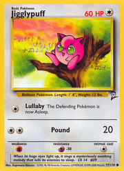 Jigglypuff 77/130 Pokémon Base Set 2 (B2)