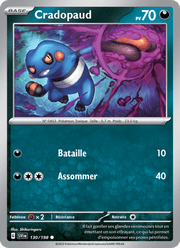 Cradopaud 130/258 Pokémon Écarlate et Violet (EV01)