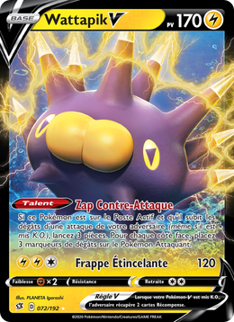 Wattapik V 72/209 Pokémon Clash des Rebelles