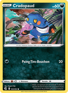 Cradopaud 165/284 Pokémon Poing de Fusion (FST)