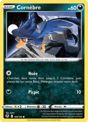 Cornèbre 106/215 Pokémon Tempête Argentée (SIT)
