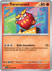 Darumarond 015/130 Pokémon Flammes Fantasmagoriques (ME02)