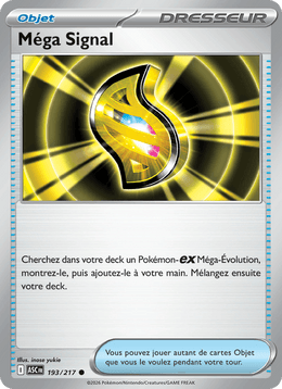 Méga Signal 193/295 Pokémon Héros Transcendants (ME2.5)
