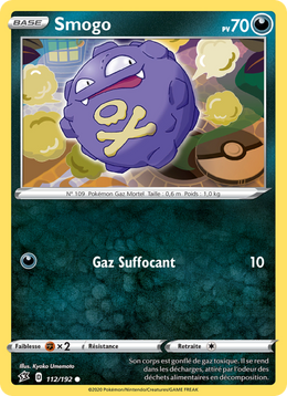 Smogo 112/209 Pokémon Clash des Rebelles