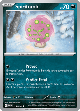 Spiritomb 129/258 Pokémon Écarlate et Violet (EV01)