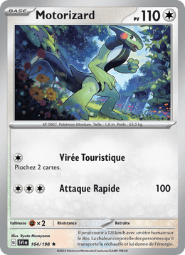 Motorizard 164/258 Pokémon Écarlate et Violet (EV01)