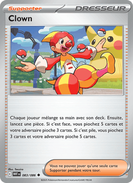 Clown 083/173 Pokémon Flamme Blanche (WHT)