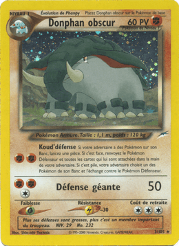 Donphan obscur 3/113 Pokémon Neo Destiny (N4)