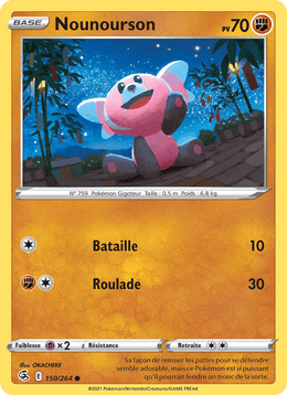 Nounourson 150/284 Pokémon Poing de Fusion (FST)