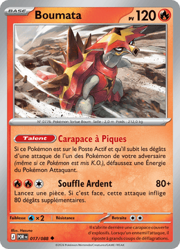 Boumata 017/124 Pokémon Équilibre Parfait (ME03)