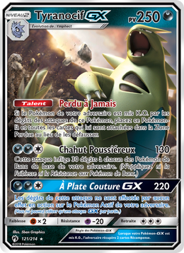 Tyranocif GX 121/236 — Pokémon Tonnerre Perdu (LOT)