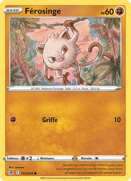 Férosinge 133/284 Pokémon Poing de Fusion (FST)