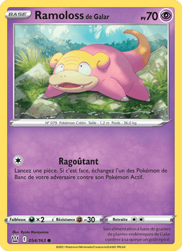 Ramoloss de Galar 54/183 Pokémon Styles de combat (BST)