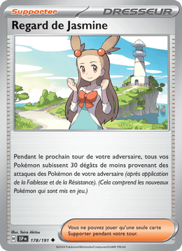 Regard de Jasmine 178/252 Pokémon Étincelles Déferlantes (EV08)