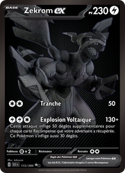 Zekrom-ex 172/86 — Pokémon Foudre Noire (BLK)