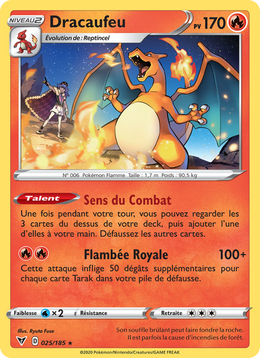 Dracaufeu 25/203 Pokémon Voltage Éclatant