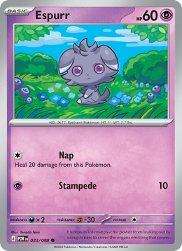 Psystigri 33/88 — Pokémon Équilibre Parfait (ME03)