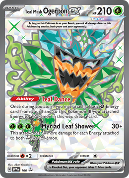 Ogerpon Masque Turquoise-ex 166/PROMO — Pokémon Promo Écarlate et Violet (SVP)